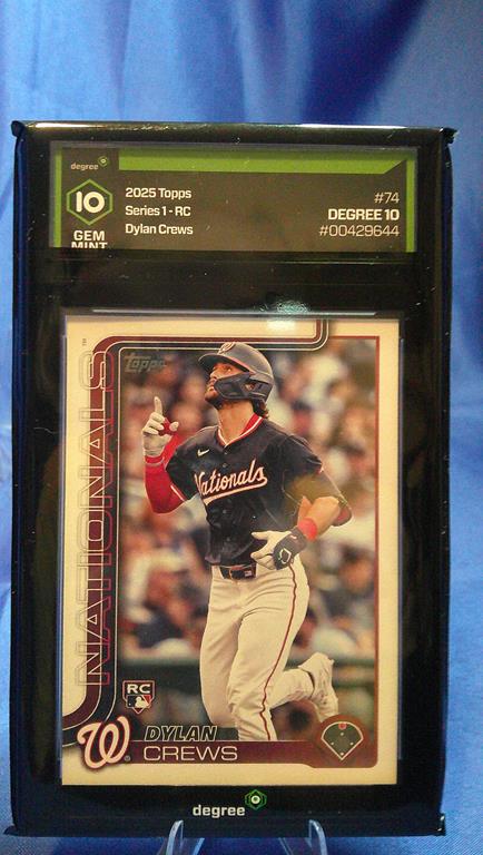 (image for) 2025 topps series 1 dylon crews rookie degree 10