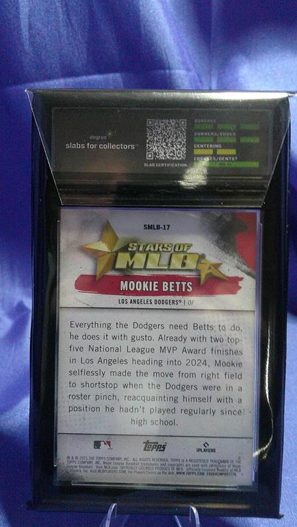 (image for) 2025 topps series 1 mookie betts smlb-17 degree 9