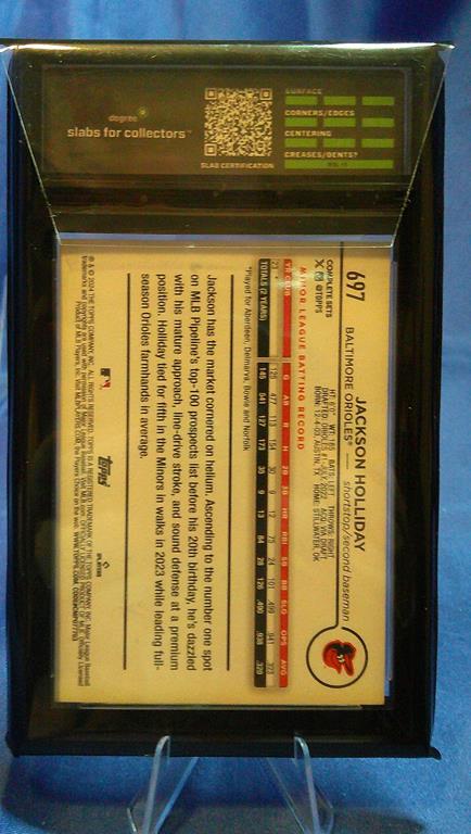 (image for) 2024 topps jackson holiday rookie degree 10