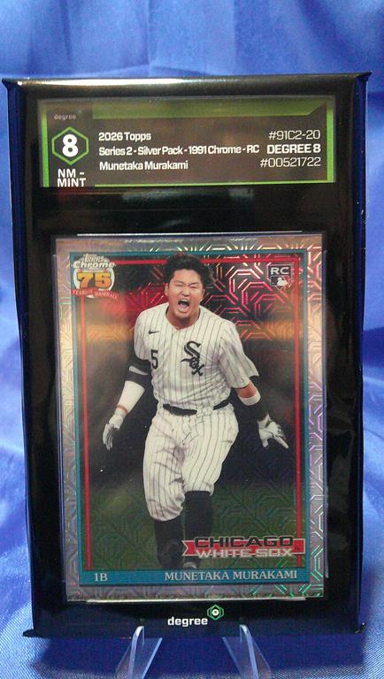 (image for) 2026 topps series 2 #91c2-20 munetaka murakami rookie degree 8