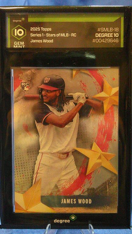 (image for) 2025 topps series 1 james wood rookie degree 10