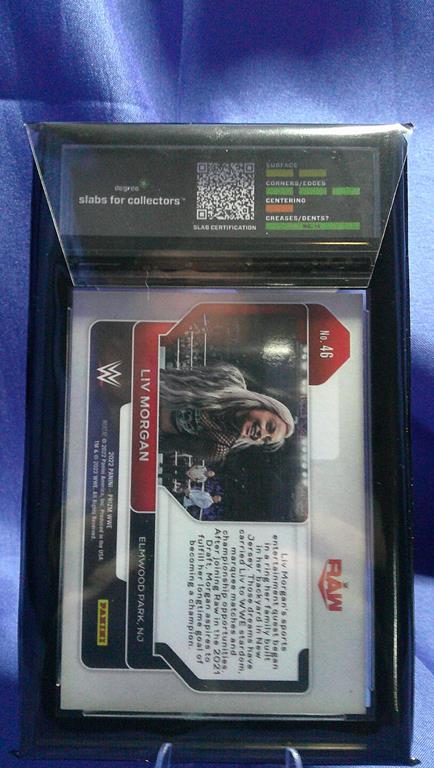 (image for) 2022 wwe panini liv morgan #46 degree 7 prizm