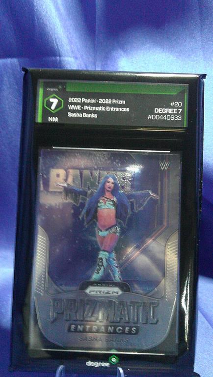 (image for) 2022 wwe panini sasha banks @20 degree 7 prizm