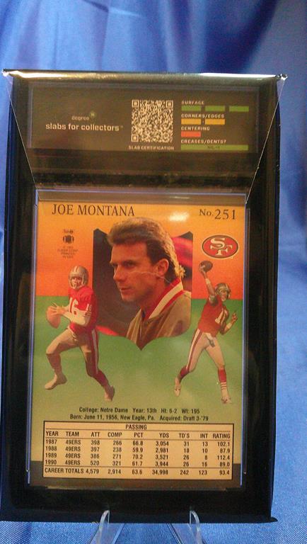 (image for) 1991 fleer ultra joe montana degree 7