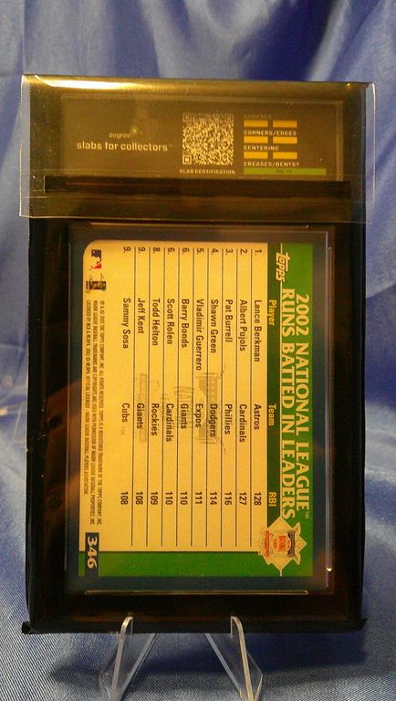 (image for) 2003 topps #346 lance berkman, albert pujois, pat burrell degree 7