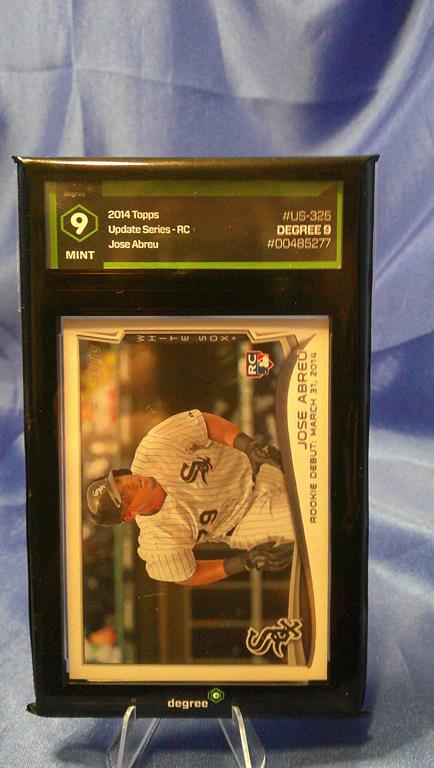 (image for) 2014 topps #us-325 jose abreu rookie update series degree 9