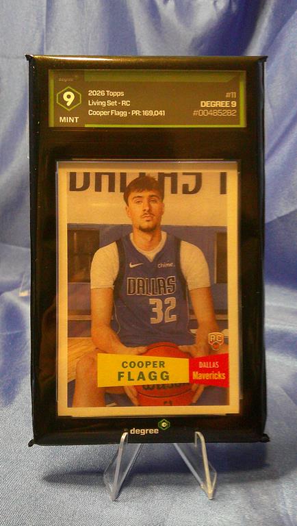 (image for) 2026 topps living set #11 cooper flagg rookie degree 9