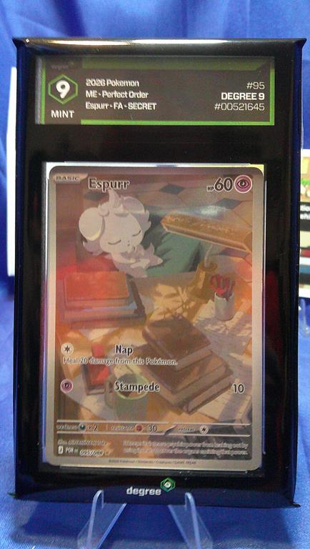 (image for) 2026 pokemon ME perfect order #95 espurr fa secret degree 9
