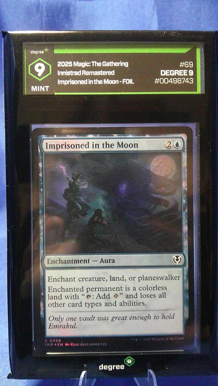 (image for) 2025 mtg innistrad remastered #69 imprisoned in the moon foil degree 9