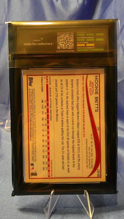 (image for) 2014 topps update series #us-26 mookie betts rookie degree 9