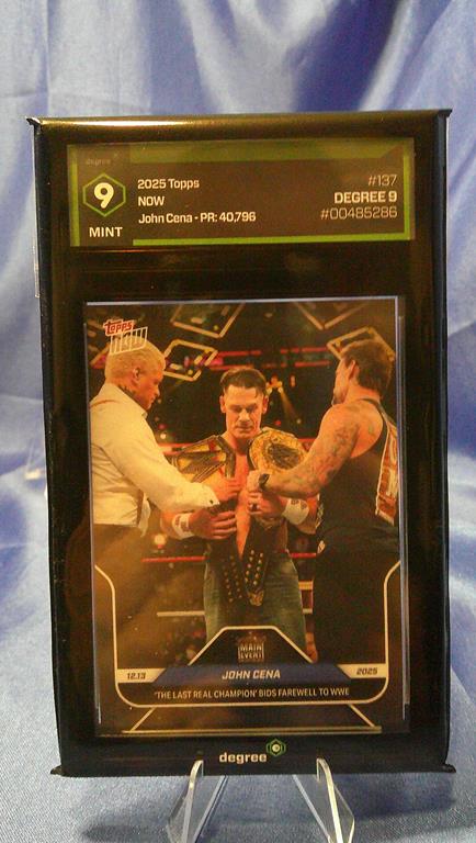 (image for) 2025 topps now john cena #137 degree 9