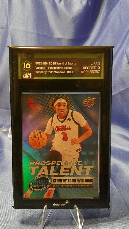 (image for) 2025 upper deck world of sports #330 blue kennedy todd williams prospective tallent degree 10