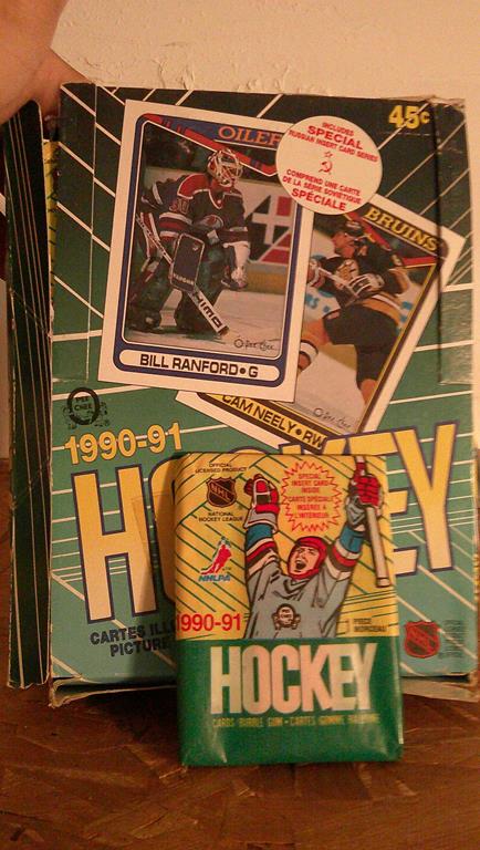 (image for) 1990-91 opeechee hockey pack new