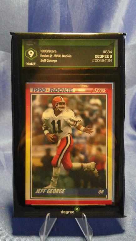 (image for) 1990 score series 2 jeff george rookie #634 degree 9