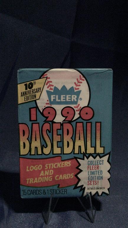 (image for) 1990 fleer baseball pack sealed
