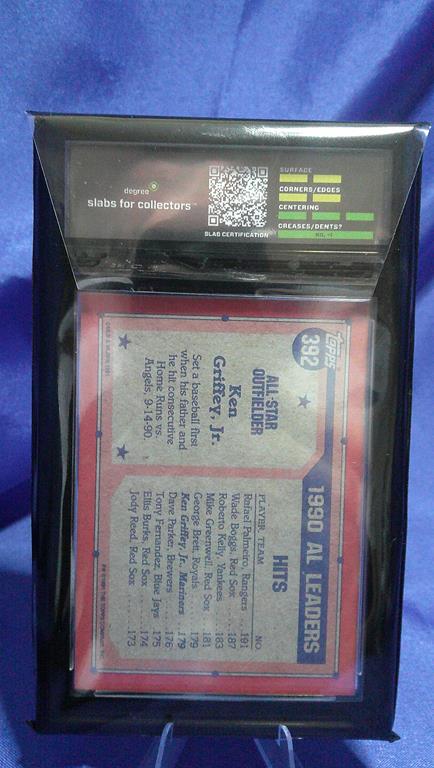 (image for) 1991 topps all star kem griffey jr #392 degree 8