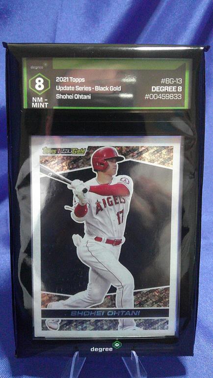 (image for) 2021 topps update series black gold #bg-13 shohei ohtani degree 8