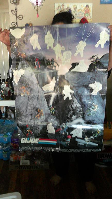 (image for) 1990 dutch gi joe sticker poster 2/3 full