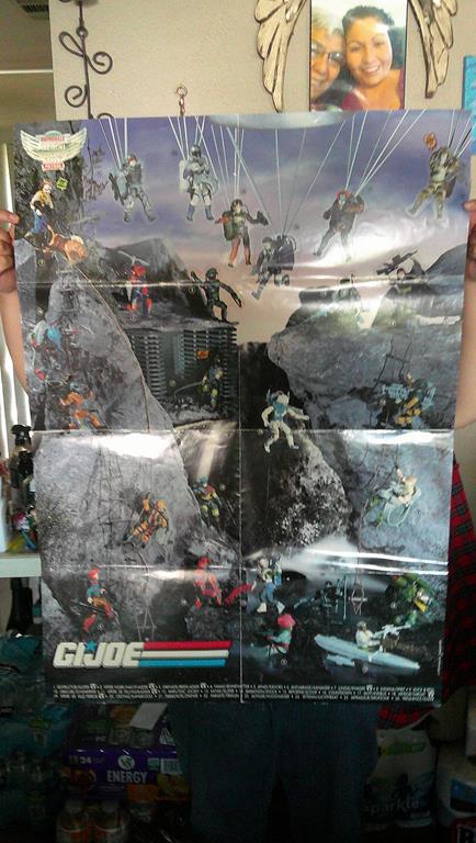 (image for) 1990 dutch gi joe sticker poster full rare