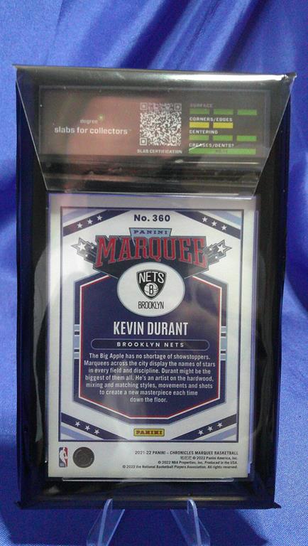 (image for) 2022 panini chronicles marquee #360 kevin durant degree 9