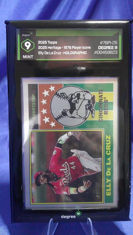 (image for) 2025 topps heritage 1976 player icons #76pi-25 elly de lacruz degree 9