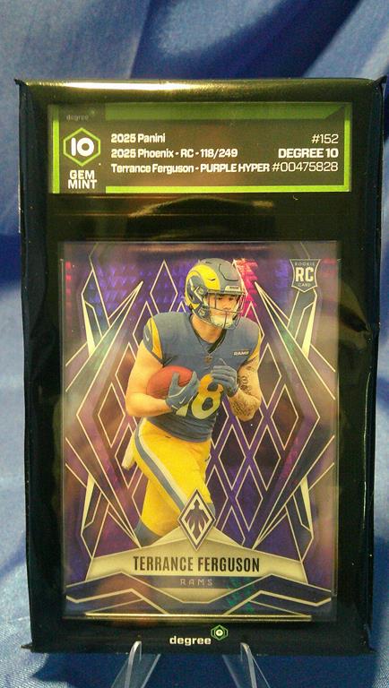 (image for) 2025 panani phoenix terrance ferguson purple hyper rookie #152 118/249 degree 10