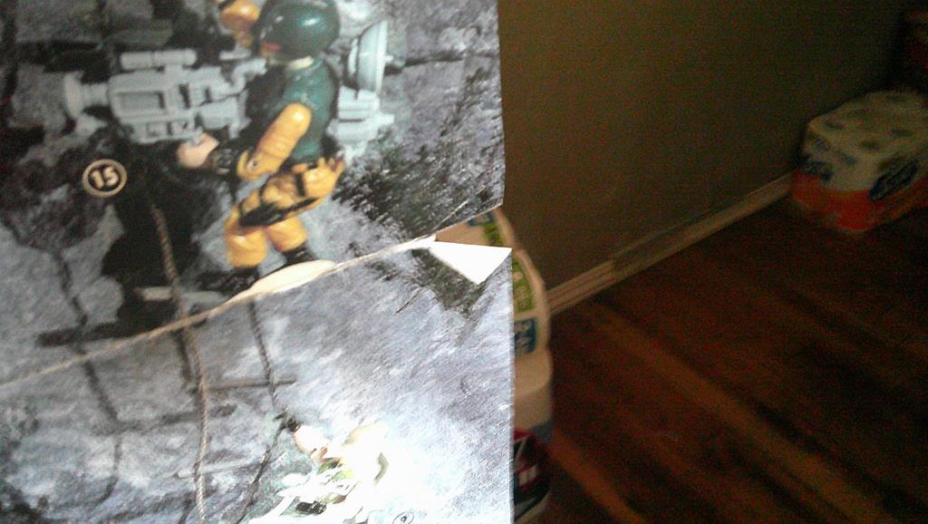 (image for) 1990 dutch gi joe sticker poster 3/4 full