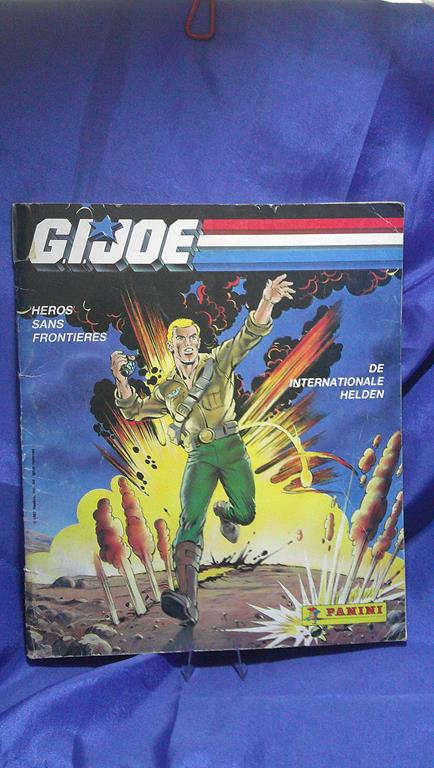 (image for) 1987 Panini gi joe sticker book 1/2 full