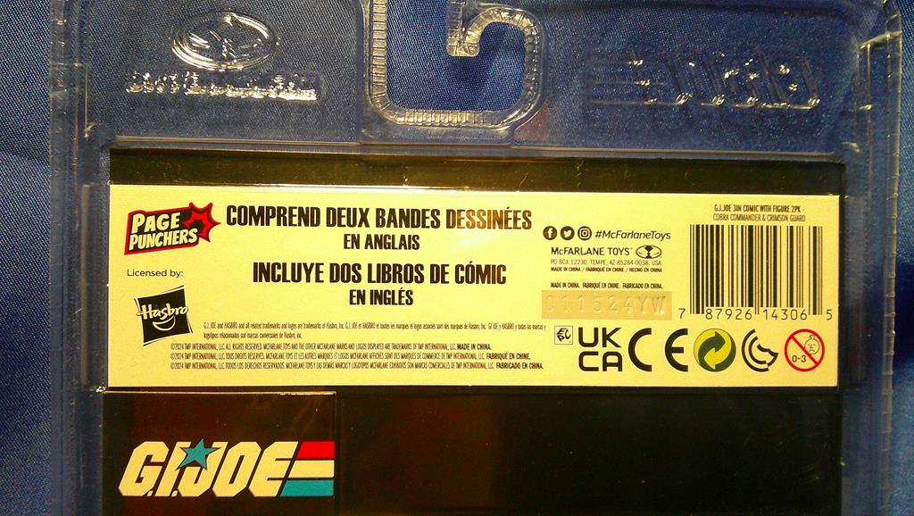 (image for) 2024 mcfarlane toys gi joe comic pack new