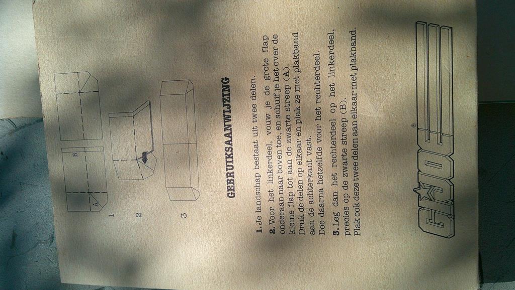 (image for) 1985 gi joe club operatie landschap set