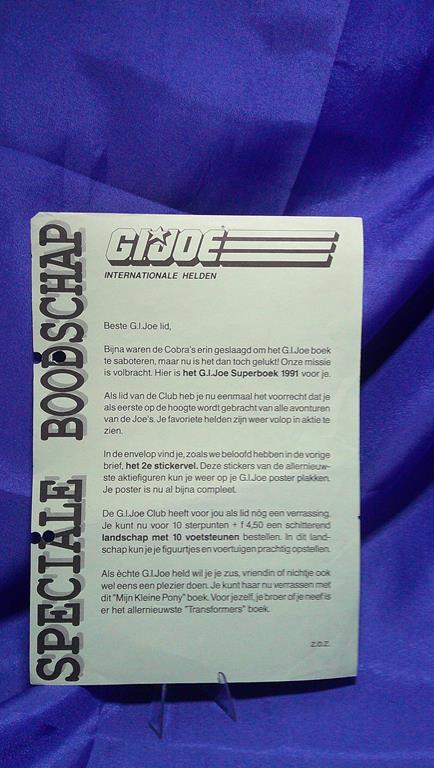 (image for) dutch gi joe speciale boodschaplette form