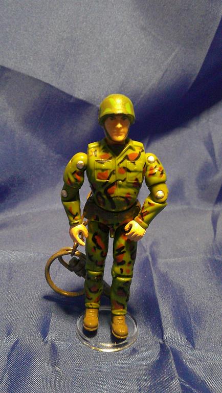 (image for) 1994 gi joe action marine keychain figure