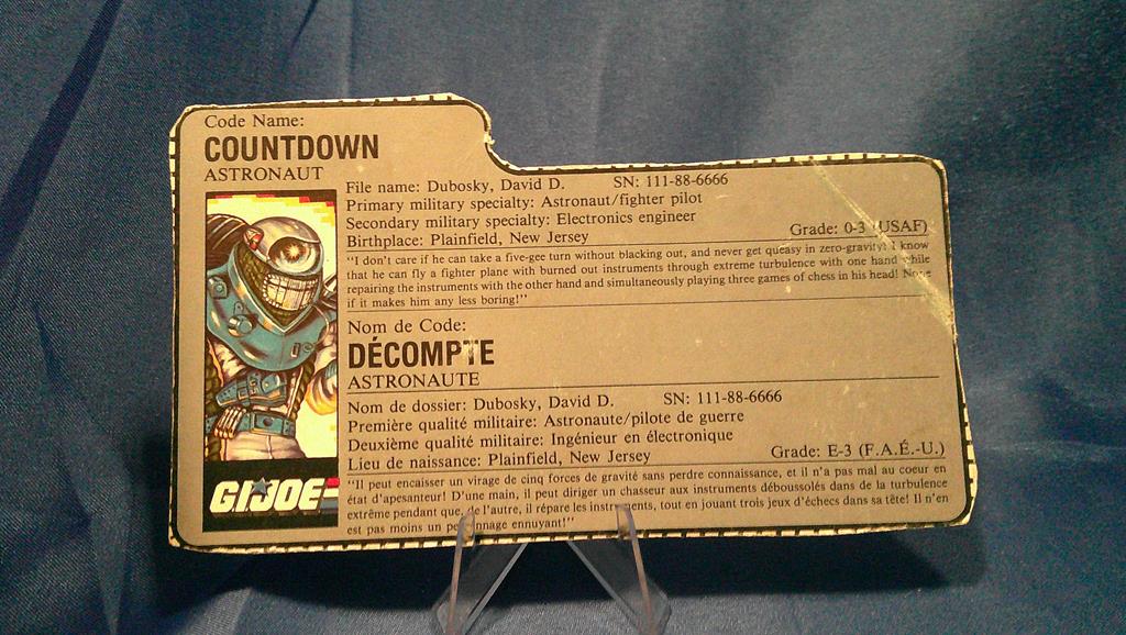 (image for) 1989 countdown foreign filecard dark grey