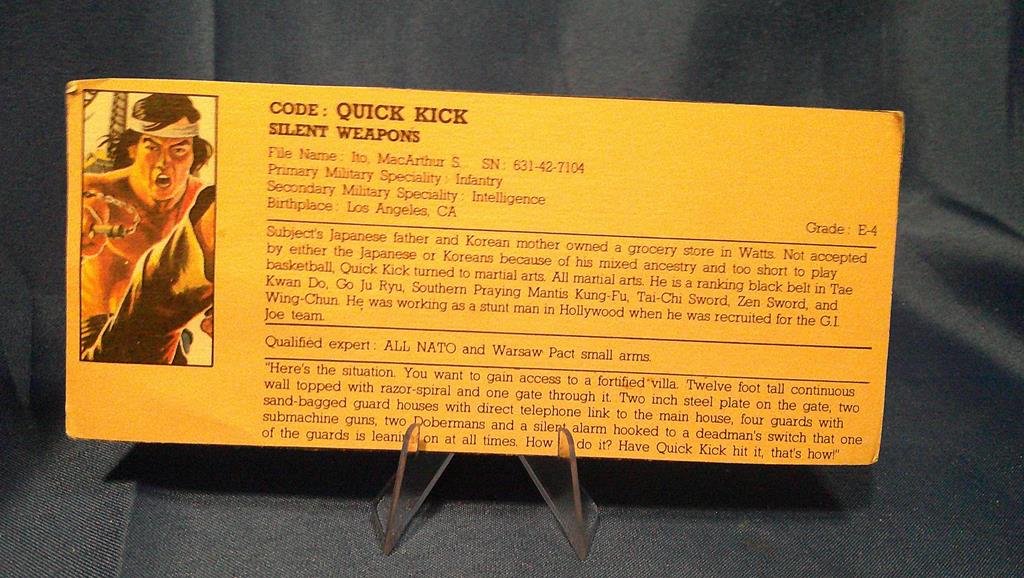 (image for) funskool quick kick filecard