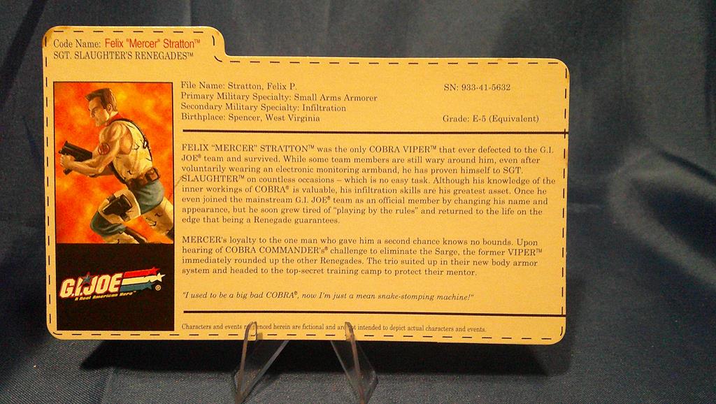 (image for) 2006 convention mercer filecard rare