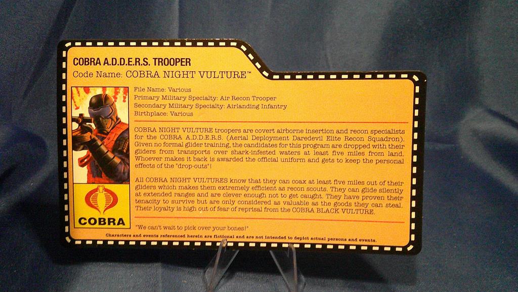 (image for) 2016 convention night vulture filecard rare