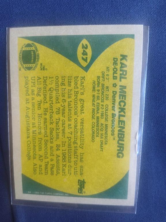 (image for) 1989 tops karl mecklenburg error card