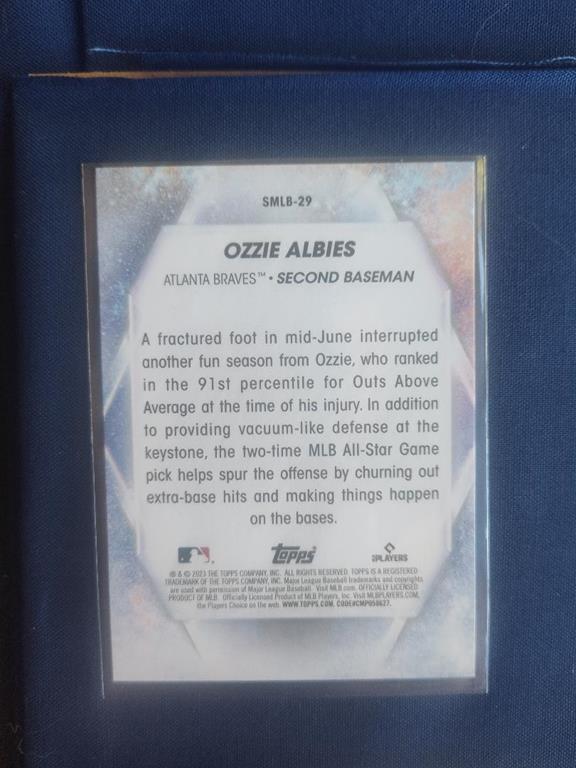 (image for) 2023 topps mlb stars of mlb ozzie albies card