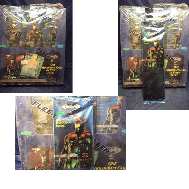 (image for) 1995 fleer ultra batman forever pack