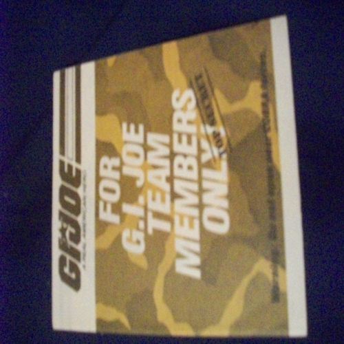 (image for) for gi joe team members only catalogue